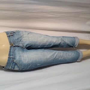 Equus Low Rise Jeans Capri Length 99% Cotton Size 10